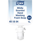 Tork - Savon mousse pour les mains S4, parfum frais, légèrement parfumé, lot de 6-Contribue à réduire la consommation de savon jusqu'à 50 % (test Essity utilisant le savon mousse Tork par rapport au savon liquide Tork dans un distributeur Elevation)