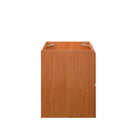 Modway - Scenic Support mural de 24" Armoire de toilette de salle de bain (lavabo non inclus) - Noyer cerisier-Bassin d’évier non inclus