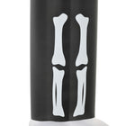HOMCOM - Décoration de fantôme squelette gonflable d'Halloween de 9 - 8ft lumière intérieur extérieur - Noir et Blanc-Matériel : tissu de polyester 
