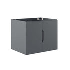 Modway - Vitality 24" Armoire de toilette de salle de bain (lavabo non inclus) - Gris-7