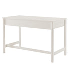 Modway - Emmeline Saint-Jacques à 1 tiroir Bureau d’écriture - Blanc-Glissières de plancher sans marquage