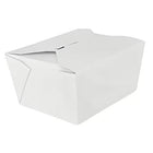 Victoria Bay - Boîtes à emporter - 10,9 cm L x 8,9 cm l x 6,4 cm H - Blanches - Paquet de 450-Boîte à emporter à couvercle pliable
