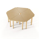 Mitybilt - Table Triangulaire Environ - 24 po L x 24 po P-Stratifié haute pression résistant aux rayures