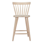 Zuo - Tyce Tabouret de comptoir - Naturel - Ensemble de 2-Repose-pieds ergonomique et confortable