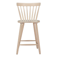Zuo - Tyce Tabouret de comptoir - Naturel - Ensemble de 2-Repose-pieds ergonomique et confortable