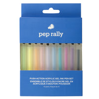 Pep Rally - Stylos d’étude - 1.0mm - Paquet de 10-Comprend 10 stylos à encre gel