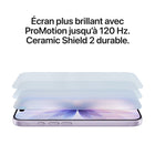 Apple - iPhone 17 - 256 Go - Lavande - Bell et Virgin Plus-PUCE A19. PUISSANCE TURBO. EFFET DYNAMO. - Le processeur graphique 5 cœurs et le Neural Engine avancé propulsent tout ce que vous faites sur iPhone, d’Apple Intelligence aux jeux AAA
