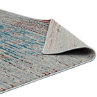 Modway - Hesper Treillis floraux contemporains vieillis Tapis de comédie 8 pi l x 10 pi L - Beige sarcelle et brun-8