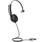 Yealink - Casque filaire UH35 Mono USB-C/USB-A - Microsoft Teams-Le design du casque, avec de nouveaux coussins d’oreilles et de la mousse mémoire, aide à réduire le bruit de fond, offrant un environnement d’écoute satisfaisant.