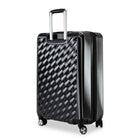Ricardo Beverly Hills - Melrose Moyen Valise Rigide de 26"  - Noir-Poignée télescopique avec prise confortable: Offre un contrôle fluide et confortable dans les aéroports, les hôtels et lors des journées de voyage chargées