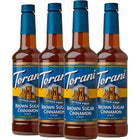 Torani - Sirop cannelle et cassonade sans sucre -750 mL - paquet de 4-Une paire parfaite : Une paire complète de cassonade et de cannelle à votre domicile, préparez-vous donc à faire partie du monde de la cassonade et de la cannelle