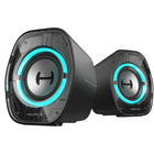 Hecate - Haut-parleur de jeu Hecate G1000II BT 5.4 avec haut-parleur de 2,5 po, basses améliorées, USB-C, entrée AUX et 9 modes d’éclairage RVB dynamiques – Noir-Chaque enceinte est équipée d’un haut-parleur large bande de 2,5 po, alimenté par un système magnétique haute intensité à 16 cœurs. Soutenue par les 29 ans d’expertise acoustique d’Edifier, elle offre une restitution sonore riche en détails et une performance audio puissante. Haut-parleur magnétique 16 cœurs. Distorsion réduite, puissance accrue et