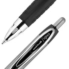uni-ball - Stylos gel rétractables 207 - 0,7 mm - Noir - Paquet de 36  -Couleur et construction du canon : Noir, Translucide Noir