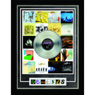 Genesis Discography impression With Platinum LP - Impression encadree - 29" x 38"-Qualité supérieure - music memorabilia