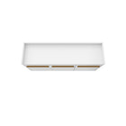 Manhattan Comfort - Buffet Bradley 53,54 po style Mid-Century Modern - Blanc-14,53 po L x 53,54 po l x 38,58 po H