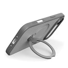AXS - PROShield Stand MagSafe Compatible Apple iPhone Air - Gris-Finition douce au toucher pour une prise en main confortable