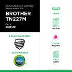 CIG - Cartouche de Toner Brother TN227M Remise à Neuf - Rendement Élevé - Magenta-2300