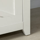 Vinsetto - Armoire de classement verticale avec barres suspendues pour format A4 pour bureau à domicile - blanc-Couleur : Blanc ;