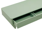 Manhattan Comfort - Table basse moderne Ella 120 cm - Vert sauge-Tiroir élégant sans poignée pour un aspect propre et épuré