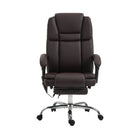 Vinsetto - Fauteuil de bureau exécutif à vibration et massage - marron foncé-Six points de massage vibrants avec trois modes, trois intensités et une minuterie 