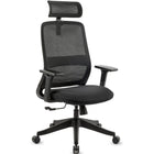 MotionGrey - Fauteuil de bureau ergonomique NovaCloud à dossier haut avec appui-tête 2D et accoudoirs réglables - Noir-Confort réinventé – Dotée d’un coussin d’assise haut de gamme, extra-épais et très moelleux, nettement plus confortable que les chaises de bureau standard, offrant un confort supérieur et un soulagement de la pression pendant de longues heures en position assise