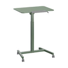 Seville Classics - 25,6 po W Chariot de bureau mobile inclinable à vérin pneumatique - Vert sauge-Ajustez en douceur et silencieusement la hauteur du bureau de 76 cm à 110 cm ou à toute hauteur intermédiaire avec le levier de réglage