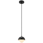 Modway - Eclipse Globe Lumière suspendue - Noir-ETL inscrit et approuvé