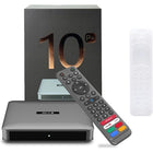 SVI - Svicloud 10P Boîtier TV Android 4+64GB - Télécommande vocale intelligente AI - Ultra HD - WiFi double bande 2,4/5,8G-  Version internationale-Accès étendu au contenu : SviCloud 10P+ offre un accès privilégié à plus de 2 000 chaînes de télévision en direct HD gratuites, comme une vaste bibliothèque de plus de 400 000 films et émissions de télévision