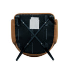 Manhattan Comfort - Lot de 2 fauteuils de salle à manger modernes Tremont 58 cm, revêtement similicuir, coloris Saddle-Garantie limitée du fabricant de 30 jours