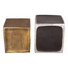 Zuo - Brics Table d’appoint - Multicolore - Ensemble de 2-Aluminium peint avec finition moderne et sophistiquée