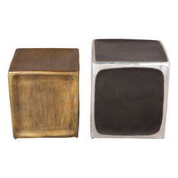 Zuo - Brics Table d’appoint - Multicolore - Ensemble de 2-Aluminium peint avec finition moderne et sophistiquée