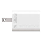 Scosche - adaptateur mural de recharge rapide USB-C Power Delivery 30 watts GaN Tech avec boches pliables - blanc-Concu pour s'adapter a toute prise de courant et/ou barre d'alimentation