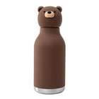 Asobu - Bouteille Bestie Acier inoxydable isolé sous vide - 16 oz - Ours Brun-Reste Froide Pendant Des Heures, Bouchon Vissé Étanche