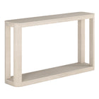 Hudson&Canal - Console Stellan 52" L - Blanc aulne-Un design contemporain moderne pour votre entrée, votre salon, votre bureau et plus encore