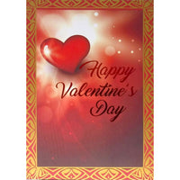 Rosedale - Cartes De souhaits De La Saint-Valentin Rosedale 5-1/2 po x 8 po / Enveloppes - Paquet de 12 - Coeur Rouge-Cartes de souhaits qualité boutique