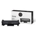 Premium Tone - Toner compatible Brother TN760 - Haut rendement - Noir-Couleur : Noir 