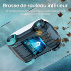 Aiper - Robot nettoyeur de piscine sans fil Scuba L1, filtration avancée, tri-moteur-Le premier système de filtration à deux étages du marché, spécialement conçu pour les piscines hors sol. Ce système de filtration remplaçable nécessite un nettoyage minimal, même pour aspirer de gros débris comme des feuilles et des brindilles