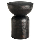 Modway - Mella Métal martelé Table d’appoint - Noir-Table d’accent en métal