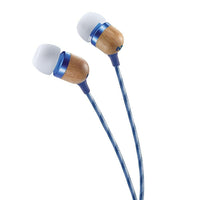 House of Marley – Écouteurs intra-auriculaires Smile Jamaica, denim (EM-JE041-DN)-Écouteurs intra-auriculaires à isolation sonore