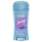 Secret - Antisudorifique et déodorant Fresh Clear Gel pour femme - 73 g - Lavande-72 h de protection contre les odeurs : la transpiration et les odeurs ne font pas le poids face à sa formule offrant 72 heures de protection contre les odeurs. au travail, à l’entraînement ou au cours d’une journée chargée, ce désodorisant garde les odeurs désagréables à distance jusqu’à 3 jours.