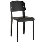 Modway - Cabin Restauration Fauteuil d’appoint - Noir noir-Cadre tubulaire en acier revêtu de poudre