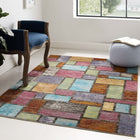 Modway - Success Mosaïque géométrique abstraite de Nyssa Tapis 4 pi l x 6 pi L - Multicolore-Tissage serré à poil bas