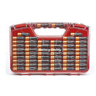 Battery Daddy - Organisateur et étui de rangement pour 180 piles avec testeur - Rouge-Organisateur de batterie: exactement ce dont vous avez besoin! Obtenez ce moyen compact et portable d'organiser, de stocker et de protéger une cargaison de batteries!
