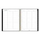 Five Star Style - Agenda scolaire hebdomadaire/mensuel 2026-2027 - 11 po H x 9 po l - triangles noir et or - bilingue-Format des pages : 11 po H x 8 1/2 po l