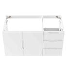 Modway - Vitality 36" Armoire de toilette de salle de bain (lavabo non inclus) - Blanc-8