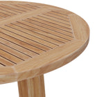 Modway - Wellspring 36 po Terrasse extérieure Bois de teck Bar Table, Naturel-Assemblée requise