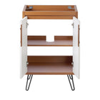 Modway - Energize 24" Armoire de toilette de salle de bain (lavabo non inclus) - Blanc cerise-Assemblée requise