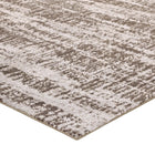 Modway - Darja Moderne rustique vieilli Tapis de comédie 8 pi l x 10 pi L - Beige clair et foncé-Dessous du tissu de jute adhéré