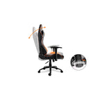 COUGAR - Chaise de jeu inclinable et pivotante Outrider - noir et orange-Bouteille de levage de gaz classe 4