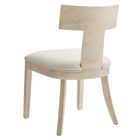 Modway - Peregrine Bois et tissu rembourrés Chaises de salle à manger Ensemble de 2 - Ivoire naturel tissé à bruyère-8